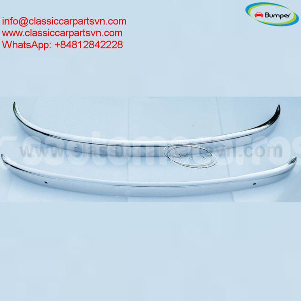 Big with watermark fiat 500 stainless steel bumpers 1957 1975 2